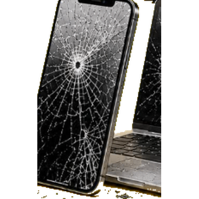 Cracked smartphone screen repaired at Gadgets Plus Repairs in Port Charlotte, FL